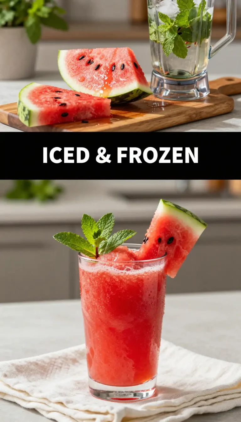 3-Ingredient Watermelon Slushie for Summer Hydration