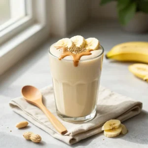 Quick 5-Ingredient Banana Peanut Butter Smoothie