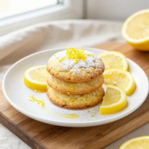 Easy Agave Lemon Zest Cookies Recipe for Beginners