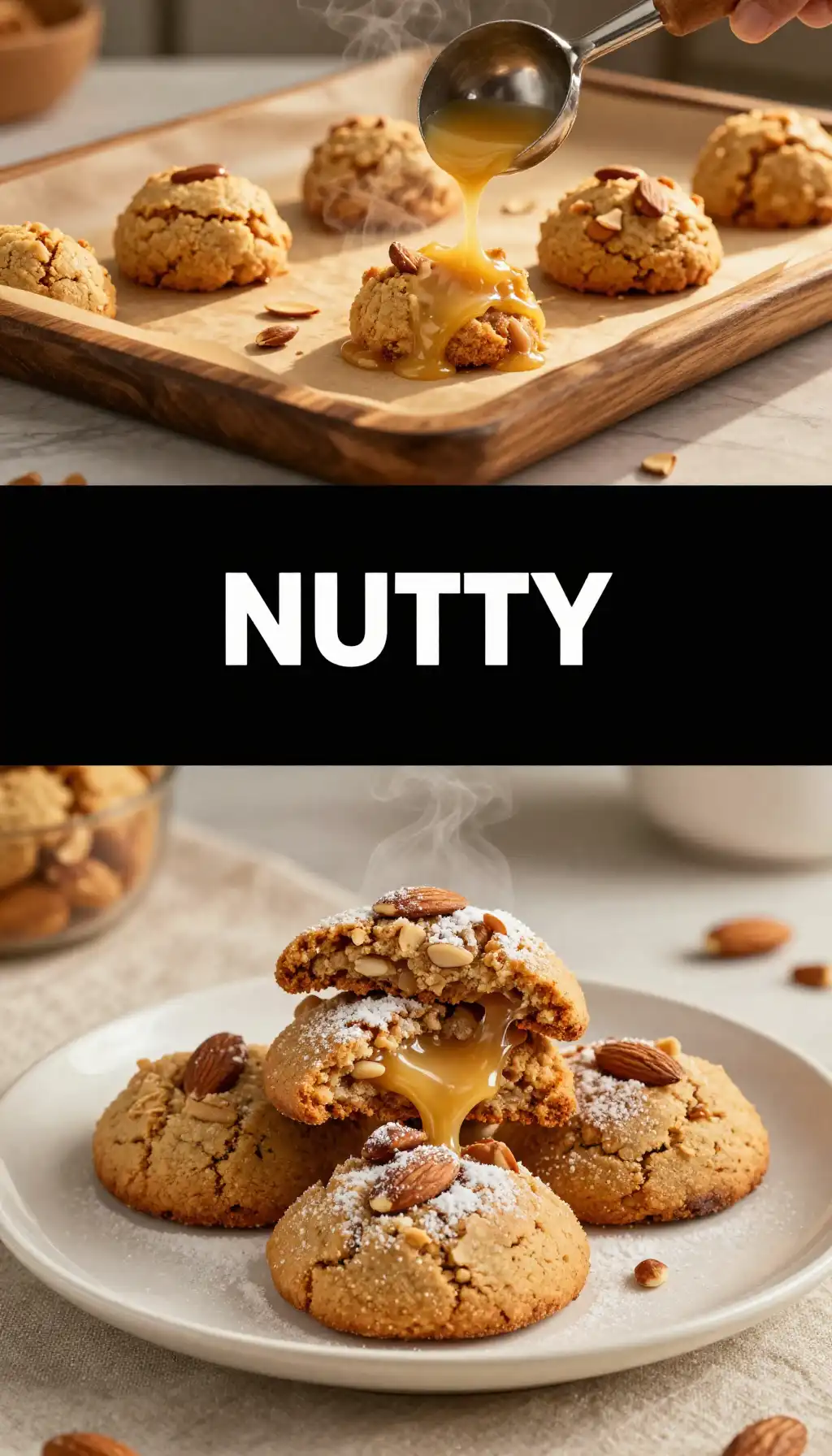 Almond Flour Amaretto Style Cookies pinterest pin