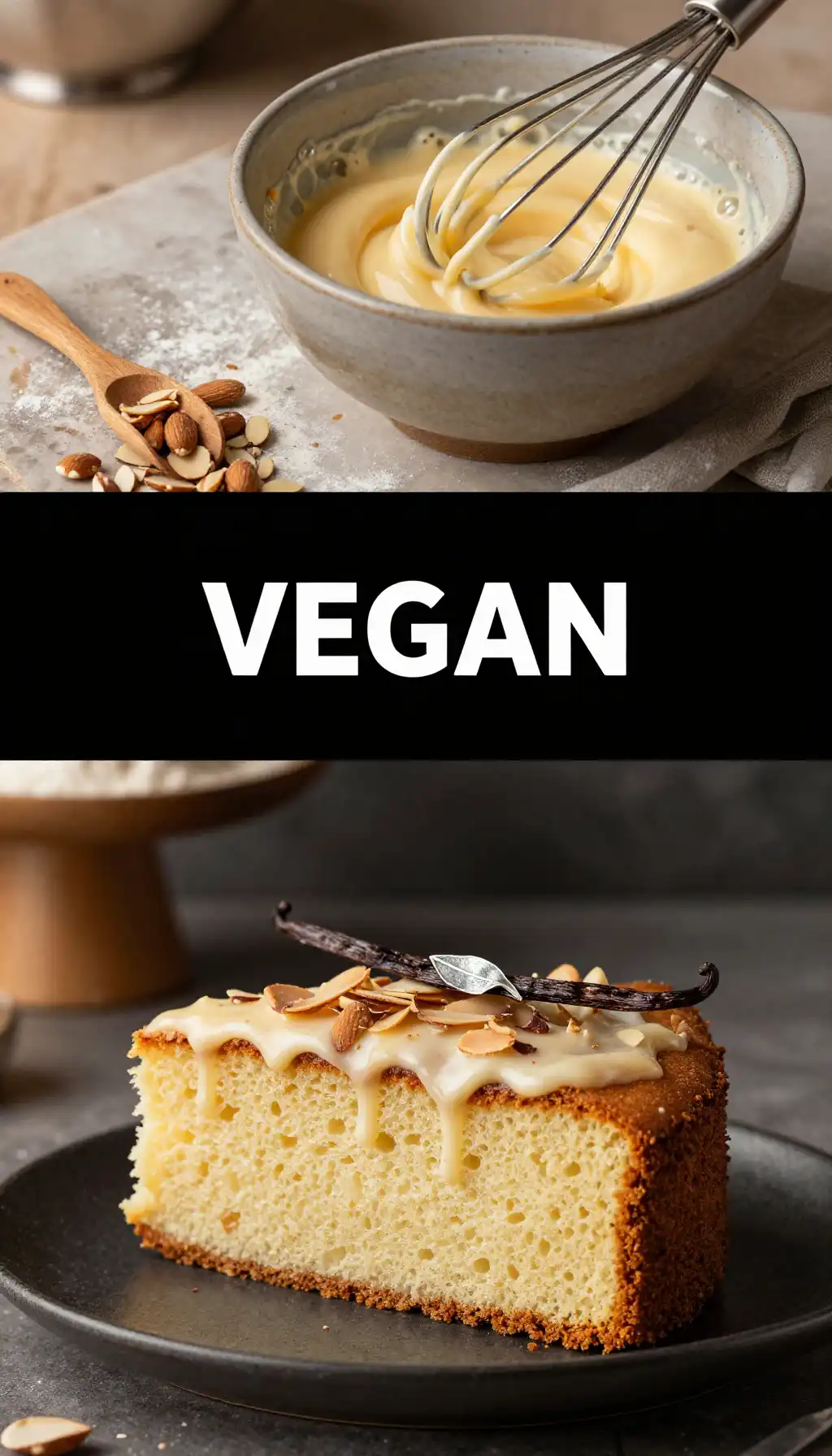 Almond Milk And Vanilla Bean Cake