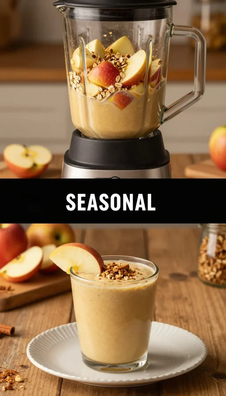 Apple Pie Smoothie for Fall Dessert Alternative