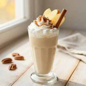 Healthy Apple Pie Smoothie - Fall Dessert Alternative