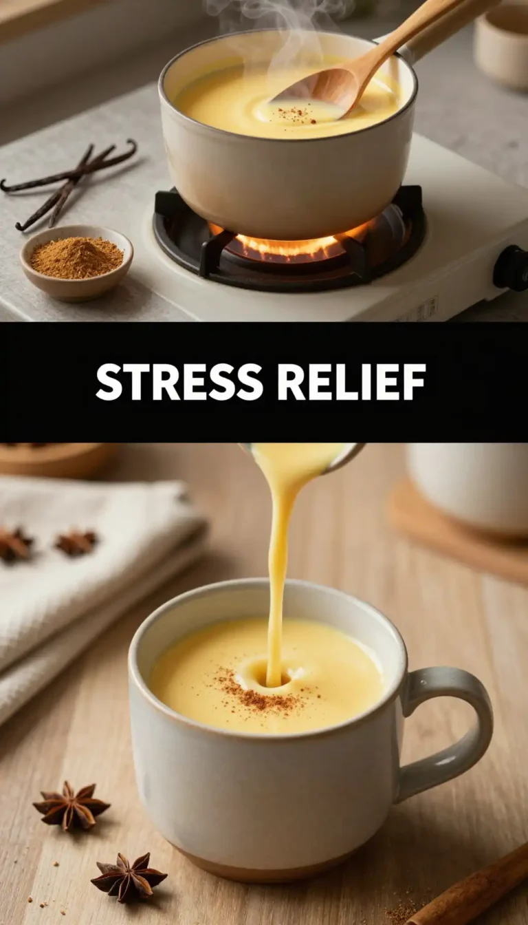 Ashwagandha Vanilla Moon Milk for Stress Relief