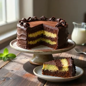 Decadent Avocado Chocolate Fudge Cake Recipe