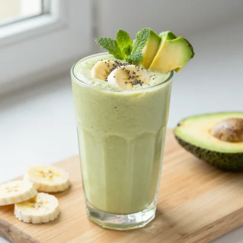 Creamy Avocado Banana Smoothie for Weight Loss