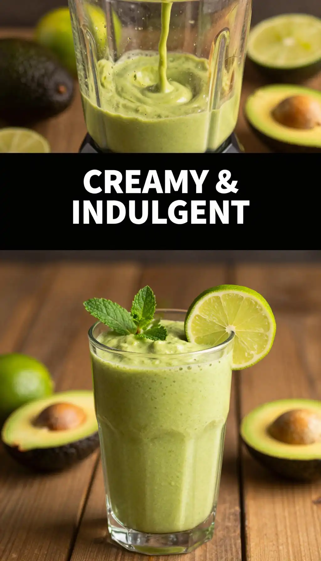 Avocado Lime Smoothie for Healthy Fats