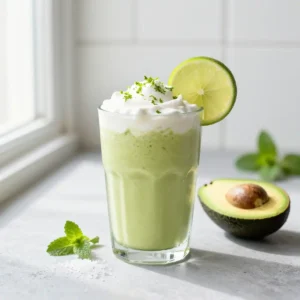 Keto Avocado Lime Smoothie Recipe for Weight Loss