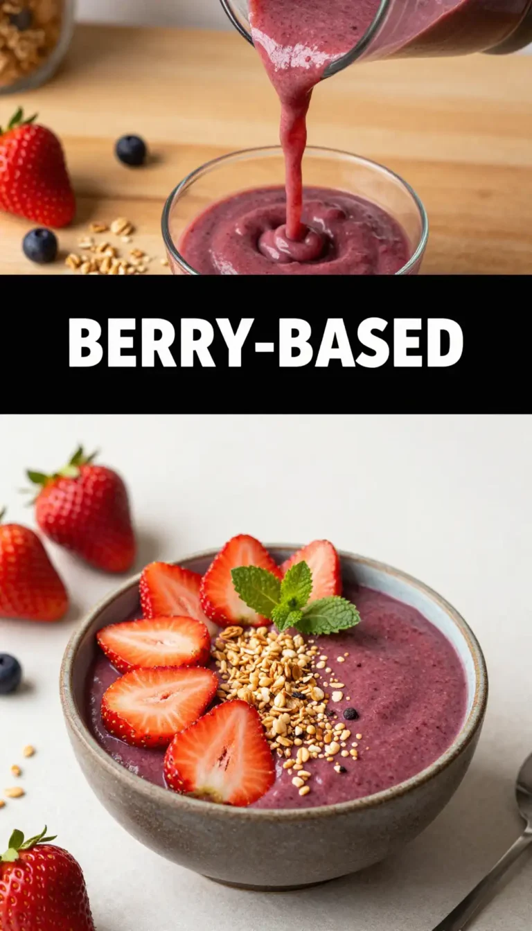 Açaí Strawberry Bowl for Antioxidant Breakfast