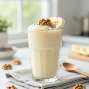 Banana Walnut Smoothie: Brain Boost Recipe