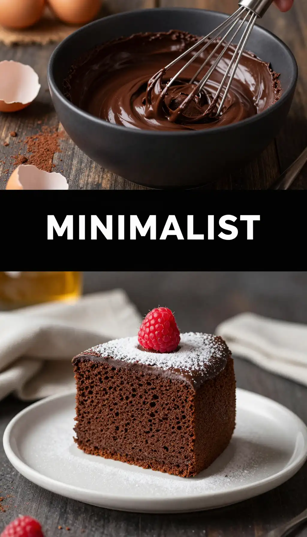 Bare Chocolate Sponge With Cocoa Dust