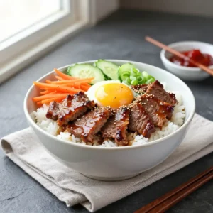 Quick Beef Bulgogi Rice Bowl - Weeknight Dinner Idea