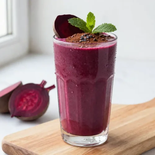 Gooey Beet Cocoa Smoothie for Ultimate Blood Flow
