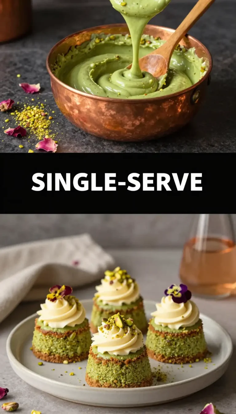 Bite-Sized Pistachio And Rose Cake