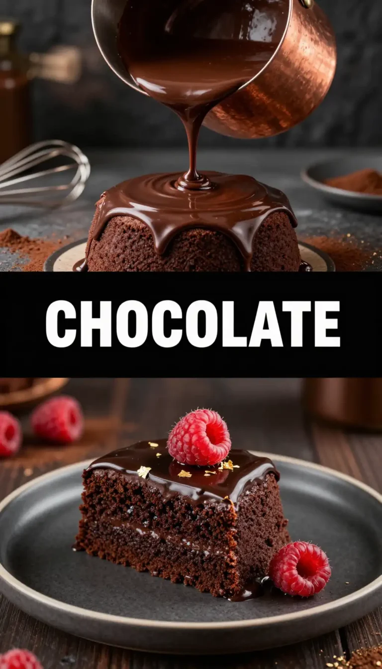 Bittersweet Chocolate Truffle Cake With Cocoa Dusting