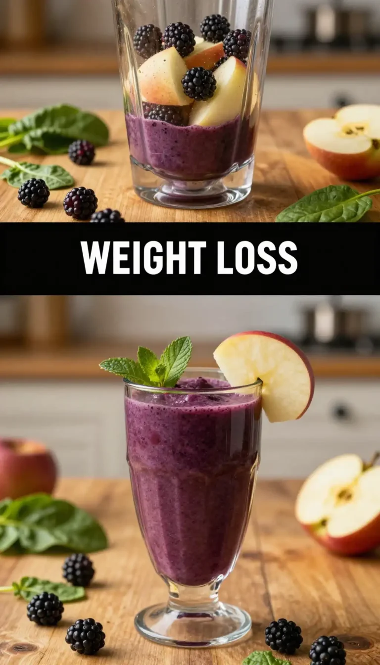 Blackberry Apple Cider Vinegar Smoothie