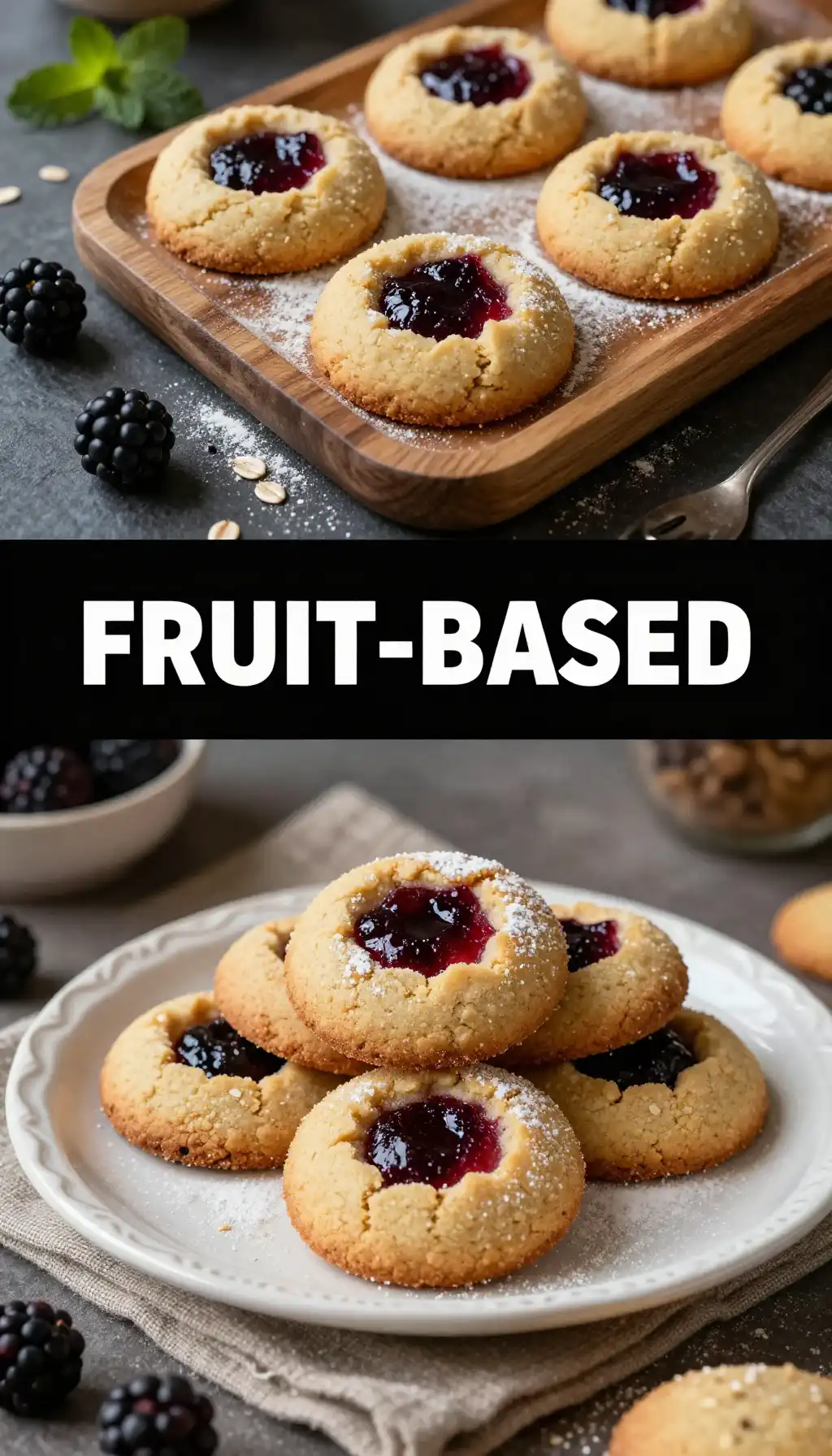 Blackberry Jam Filled Cookies