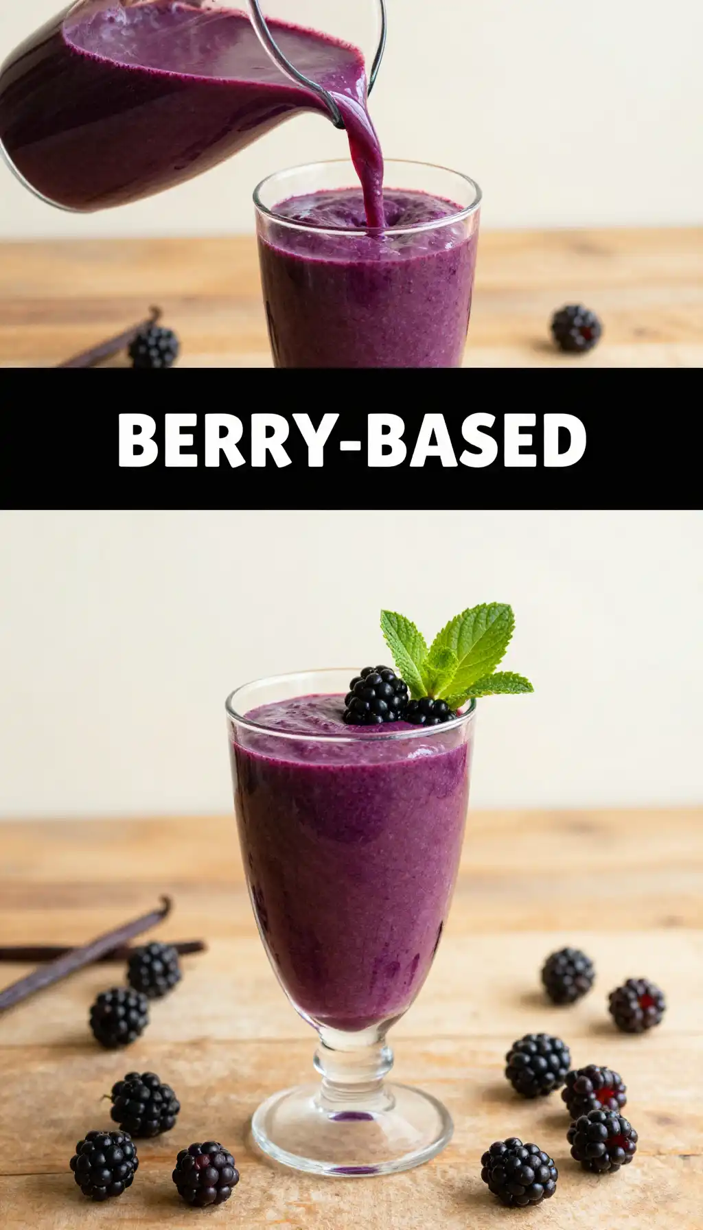 Blackberry Vanilla Smoothie for Antioxidants