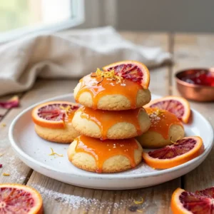 Easy Blood Orange Glazed Cookies Recipe | Gooey & Delicious