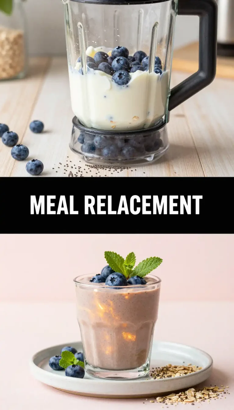 Blueberry Muffin Protein Smoothie for Breakfast