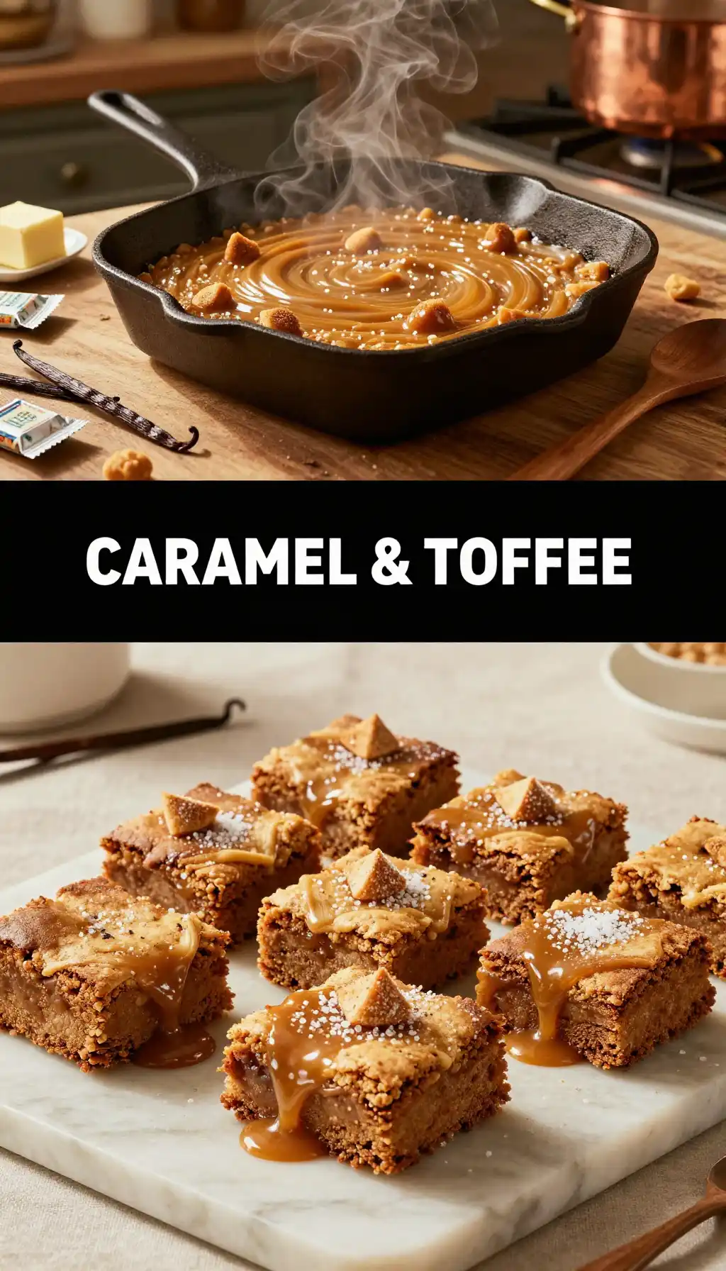 Butterscotch Blondies With Sea Salt