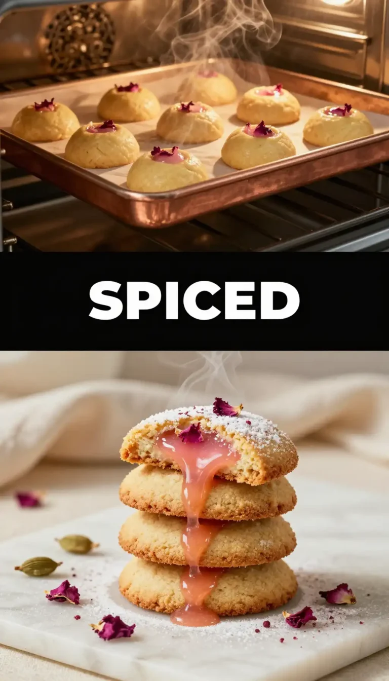 Cardamom And Rose Shortbread