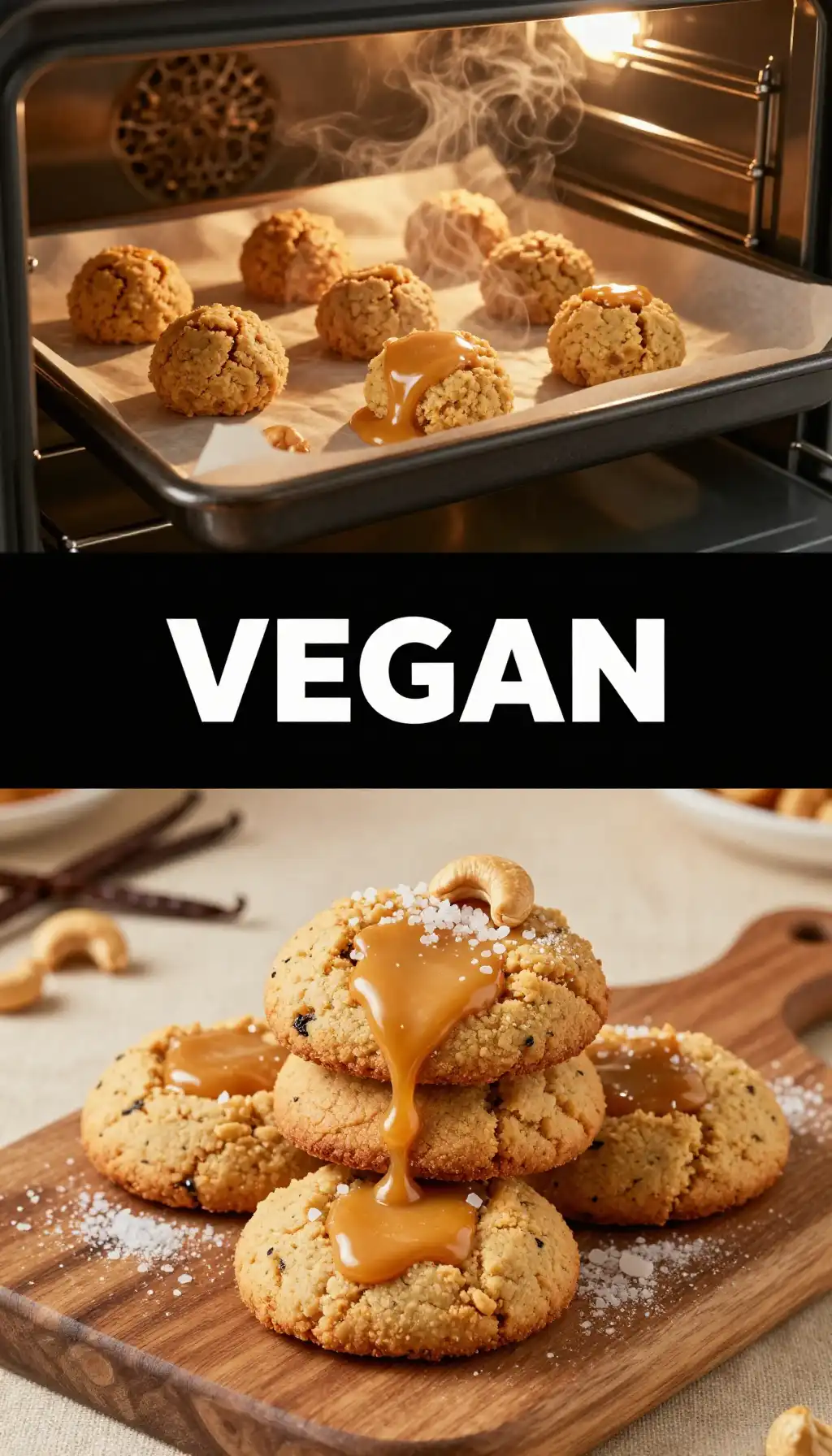 Cashew Butter And Vanilla Cookies