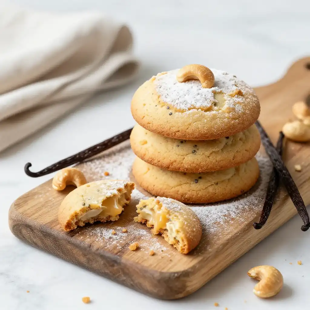 Cashew Butter And Vanilla Cookies plated dish