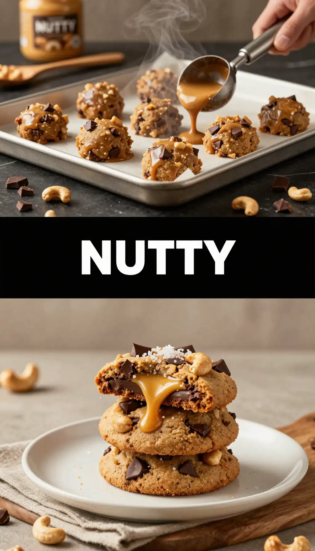 Cashew Butter Chocolate Chunk Cookies