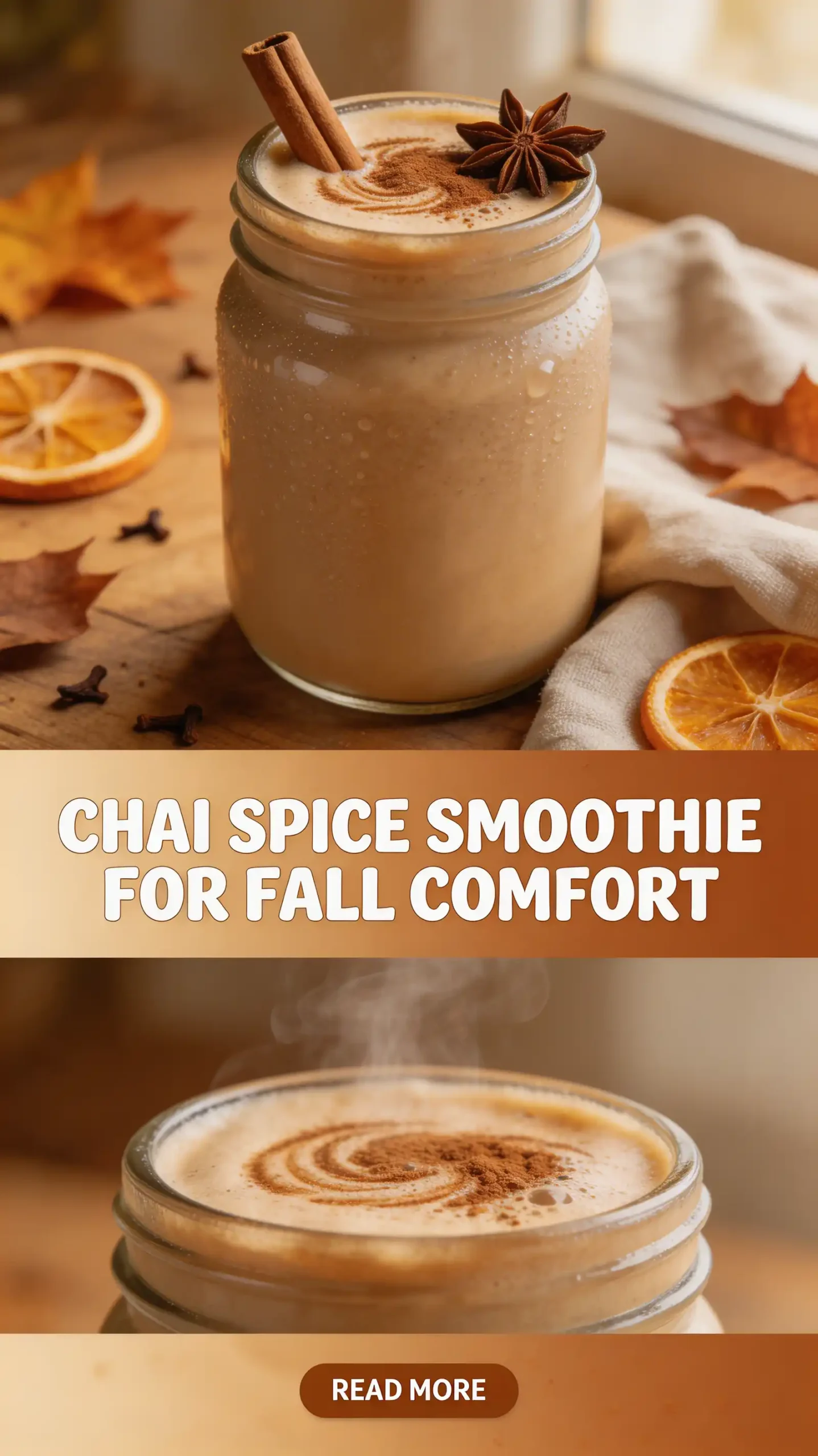 Chai Spice Smoothie for Fall Comfort