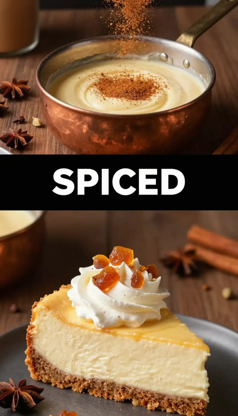 Chai Spiced Vanilla Cheesecake