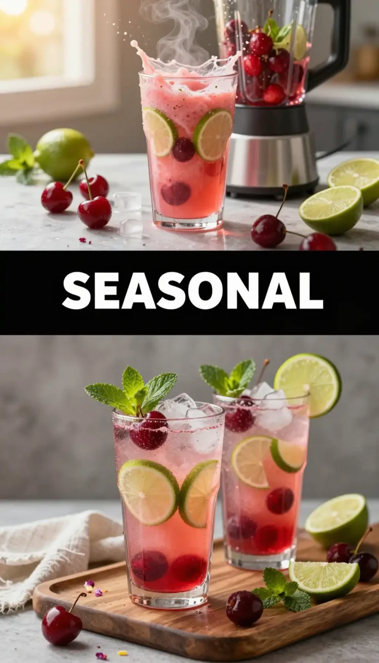 Cherry Limeade Smoothie for Summer Parties