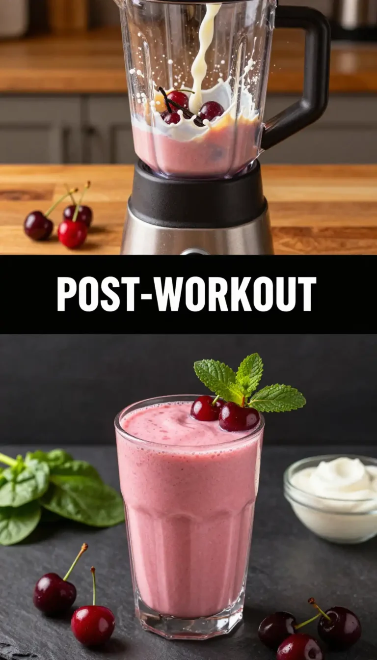 Cherry Vanilla Smoothie for Muscle Recovery