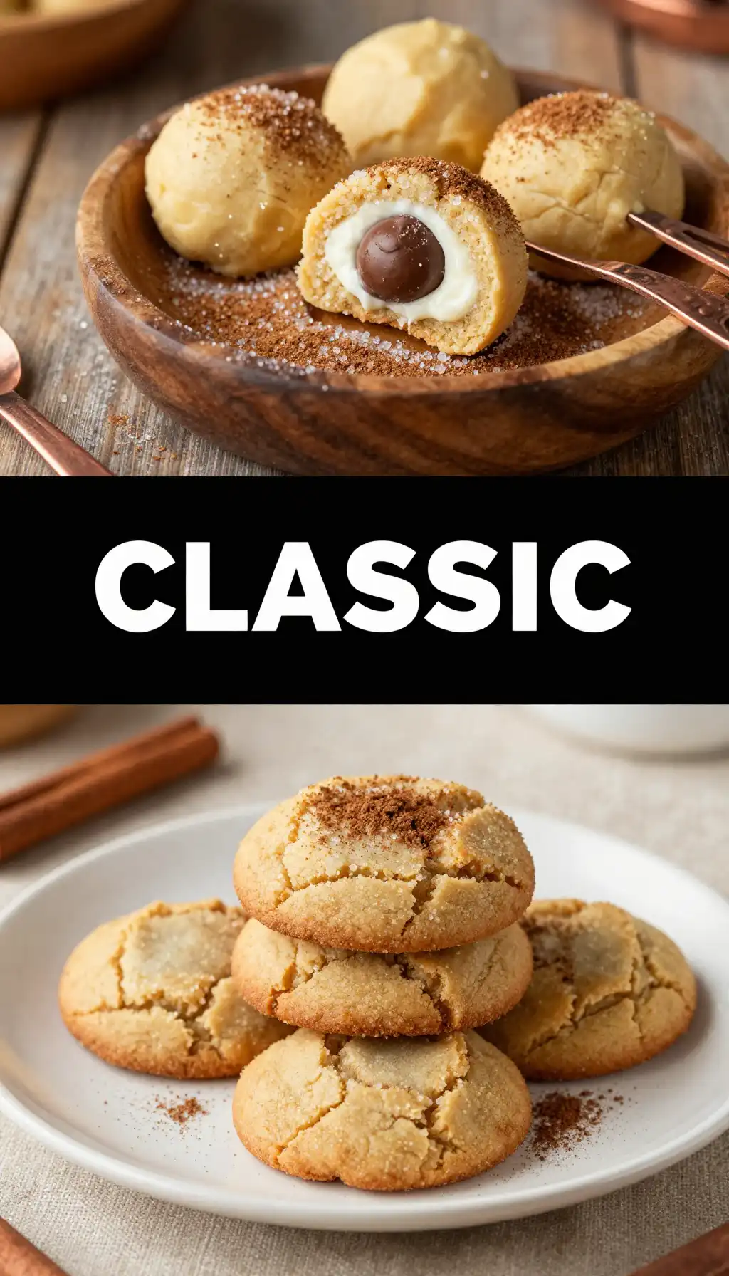 Chewy Snickerdoodle Cookies