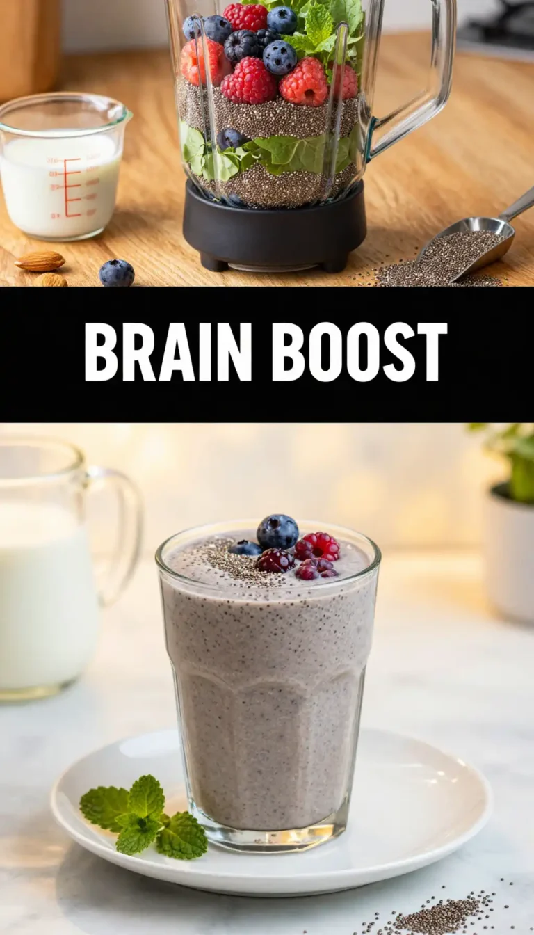 Chia Berry Smoothie for Omega-3 Boost