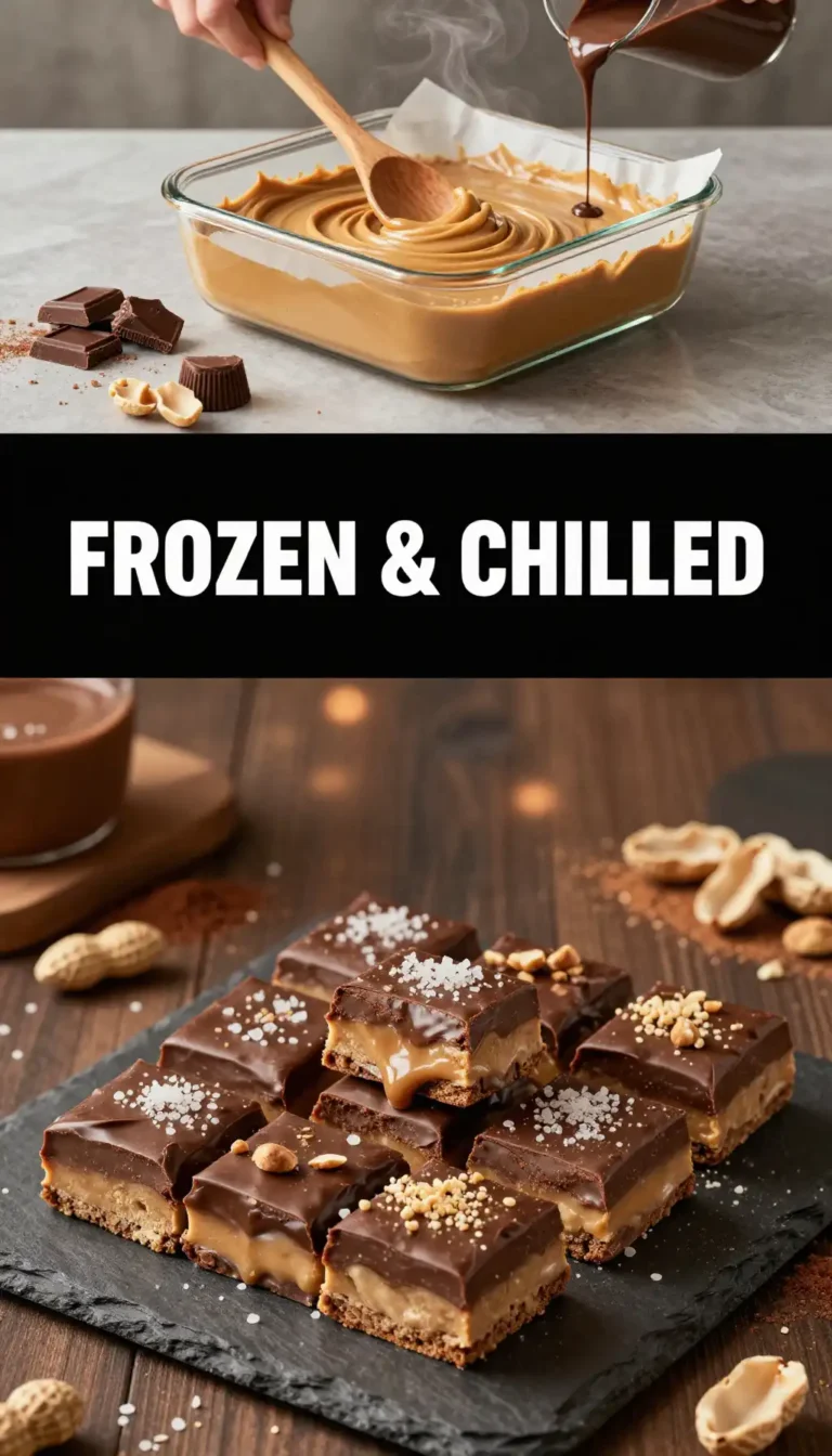 Chilled Peanut Butter And Chocolate Bars