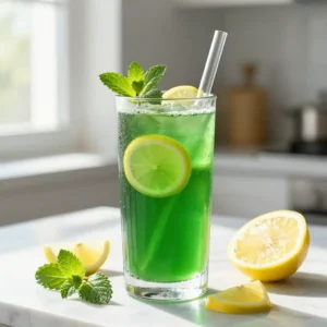 Chlorophyll Detox Lemonade for Clear Skin
