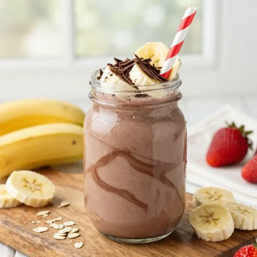 Easy Chocolate Banana Smoothie for Kids Energy Boost