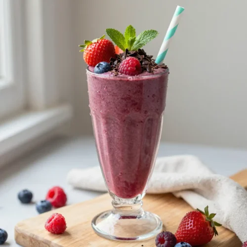 Antioxidant Chocolate Berry Smoothie Recipe | Quick & Healthy