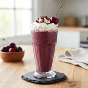 Chocolate Cherry Smoothie for Dessert Cravings