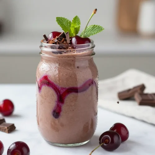 Chocolate Cherry Smoothie for Post-Workout Recovery