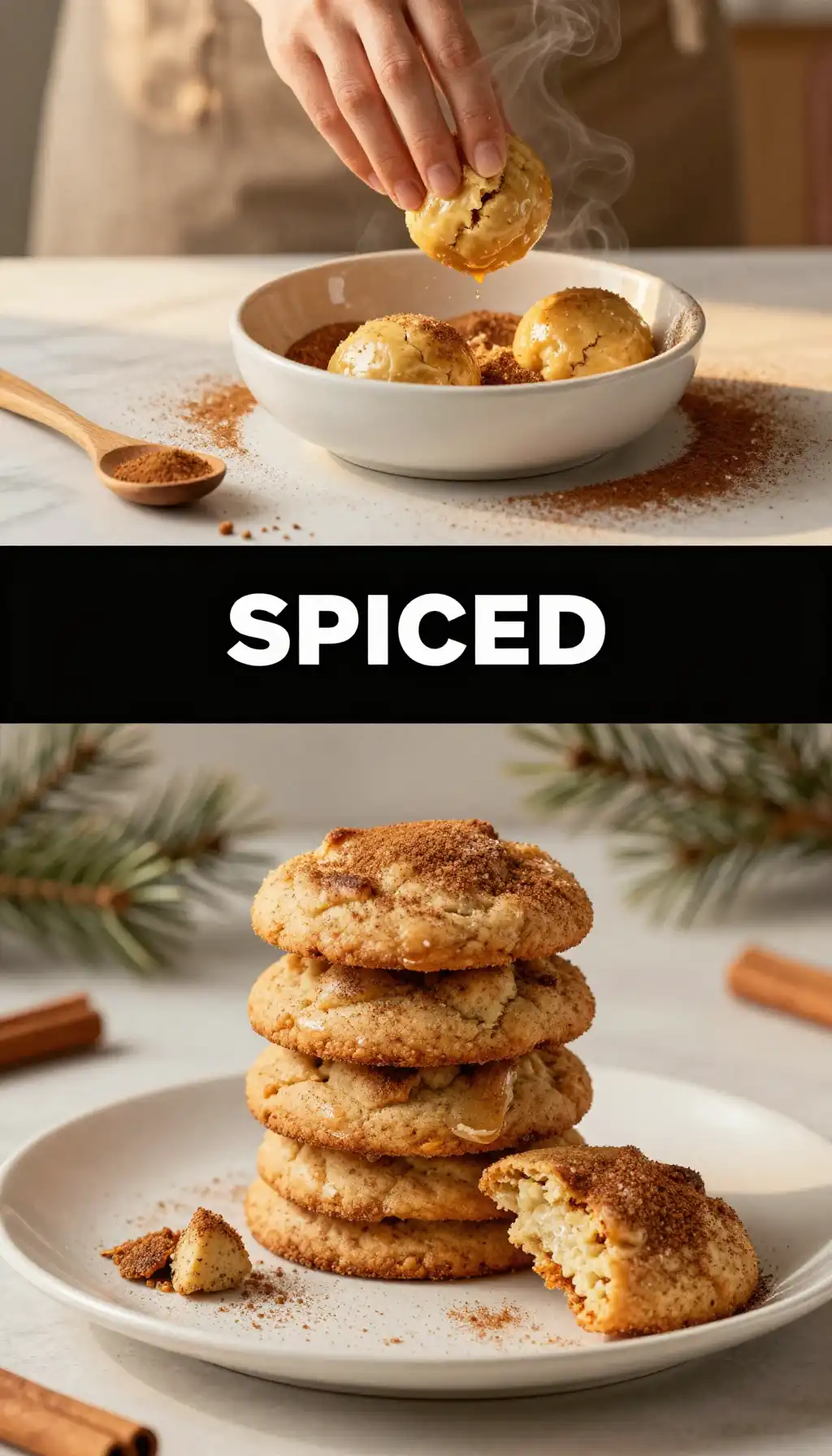 Cinnamon Sugar Snickerdoodles pinterest pin