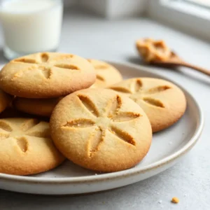 Old-Fashioned Peanut Butter Crosshatch Cookies