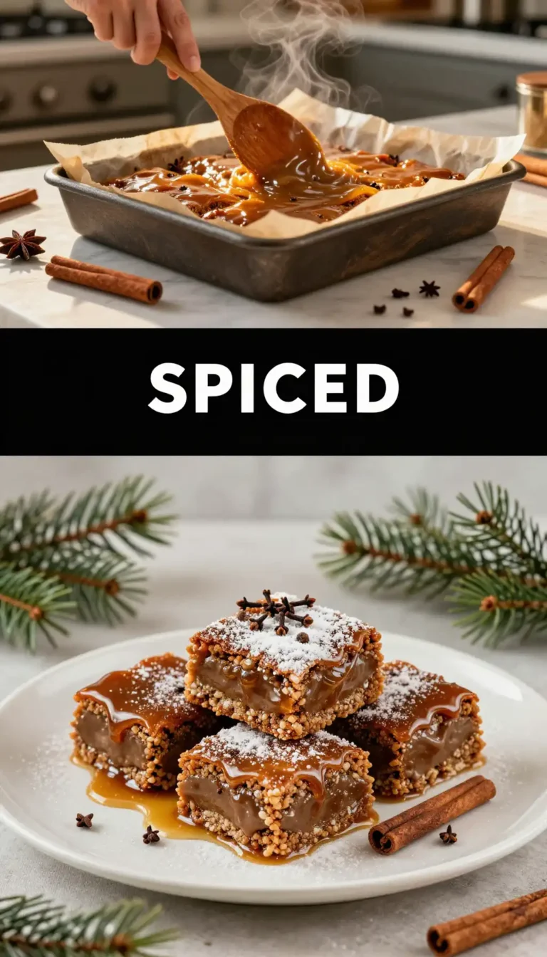 Clove And Cinnamon Molasses Bars