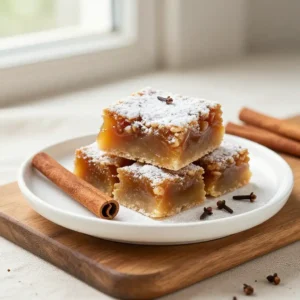 Chewy Clove & Cinnamon Molasses Bars Recipe | Holiday Treat