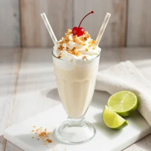 Easy Coconut Cream Pie Smoothie for Dessert Cravings