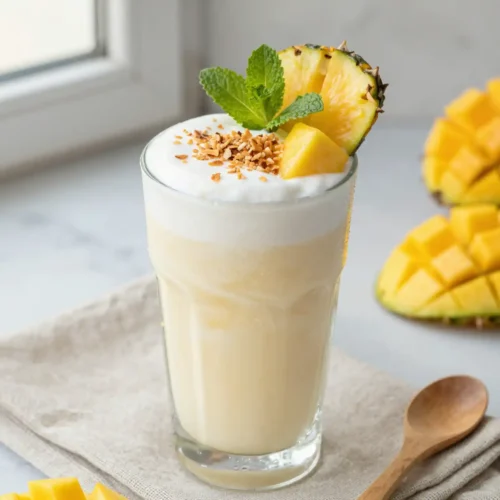 Best Dairy-Free Coconut Cream Smoothie Dessert