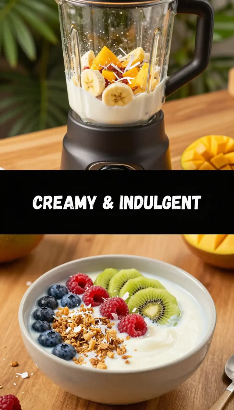 Coconut Yogurt Parfait Smoothie Bowl