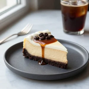 No-Bake Cold Brew Coffee Cheesecake Bars - Easy Recipe