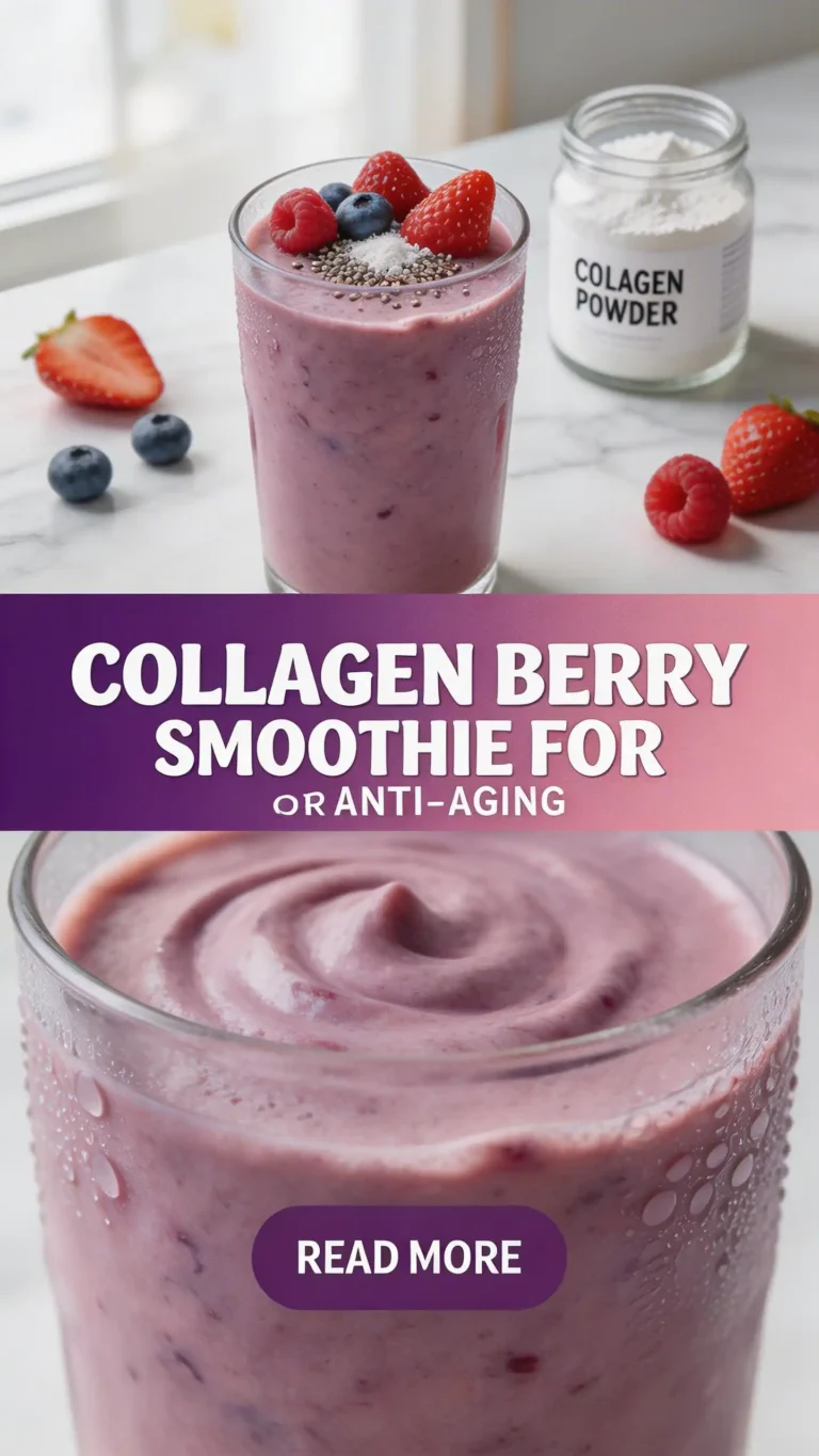 Collagen Berry Smoothie for Anti-Aging